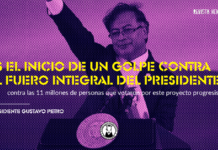 “Es el inicio de un golpe contra el fuero integral del presidente”: Presidente Gustavo Petro