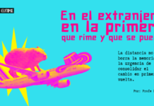 En el extranjero en la primera, que rime y que se pueda