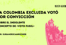 La Colombia excluida votó por convicción