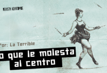 Lo que le molesta al centro